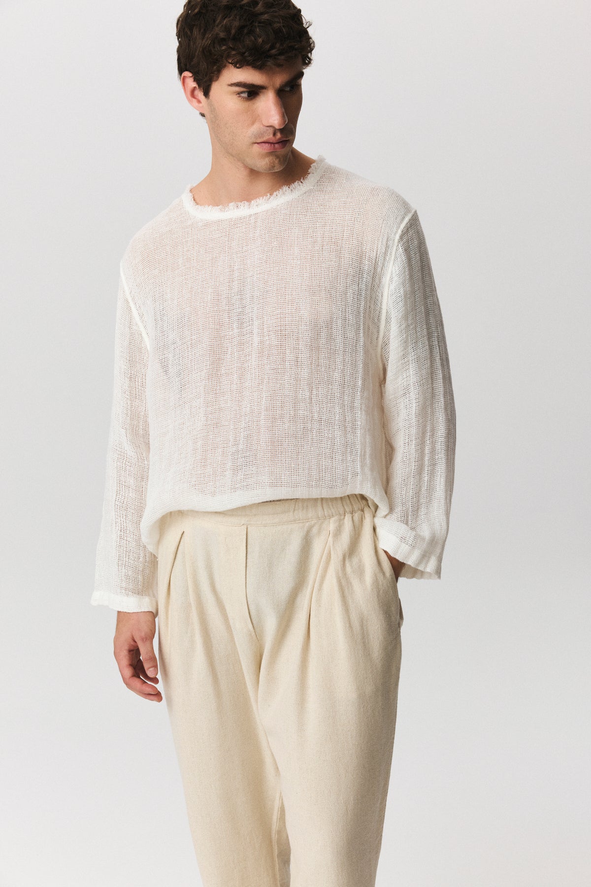 Sea Unisex Keten Üst
