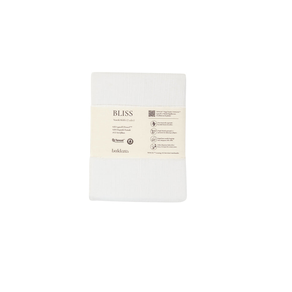 Bliss TENCEL™ Müslin Yastık Kılıfı (2 Adet)