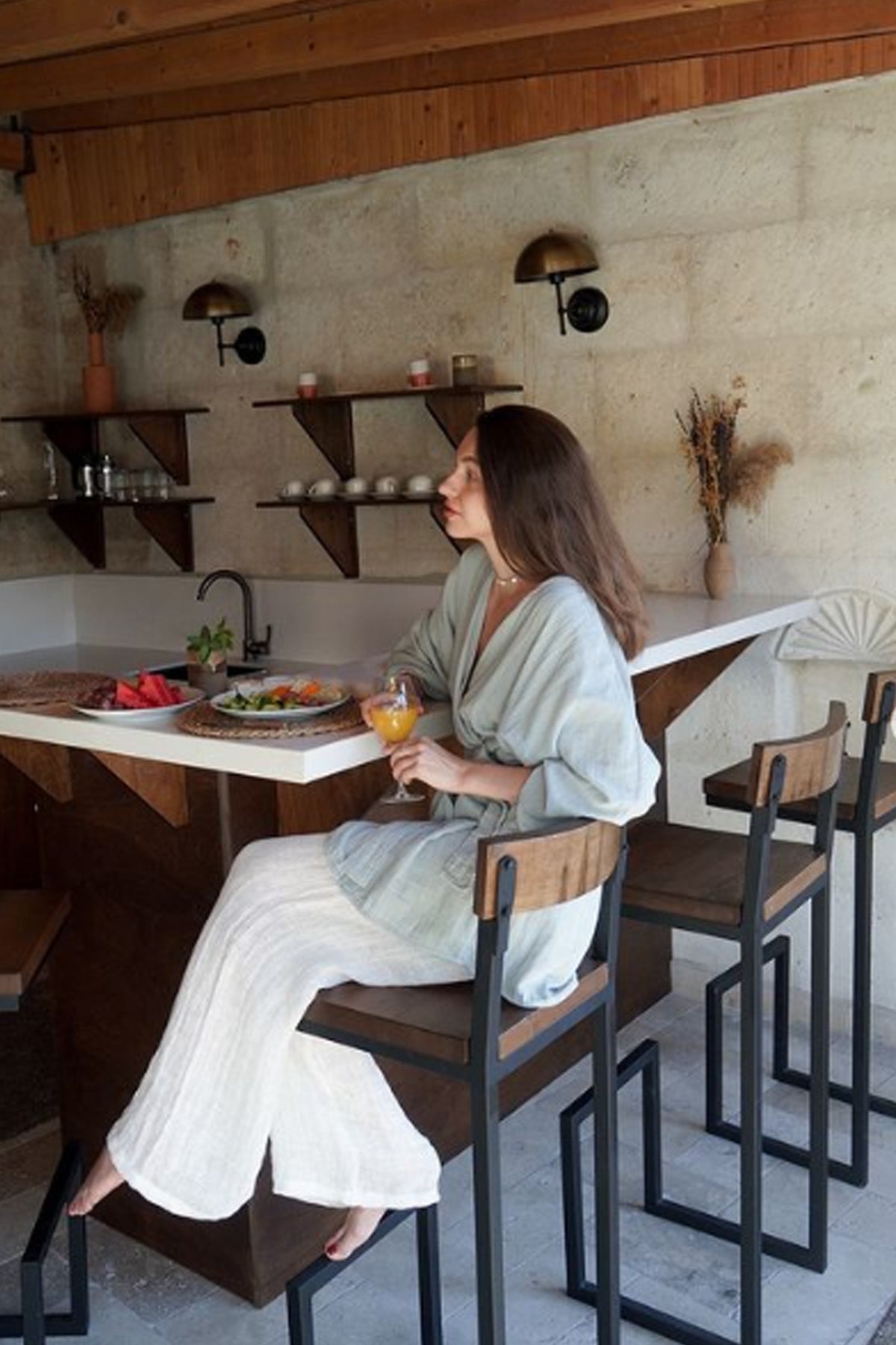 Opia Müslin TENCEL™ Lyocell Kimono