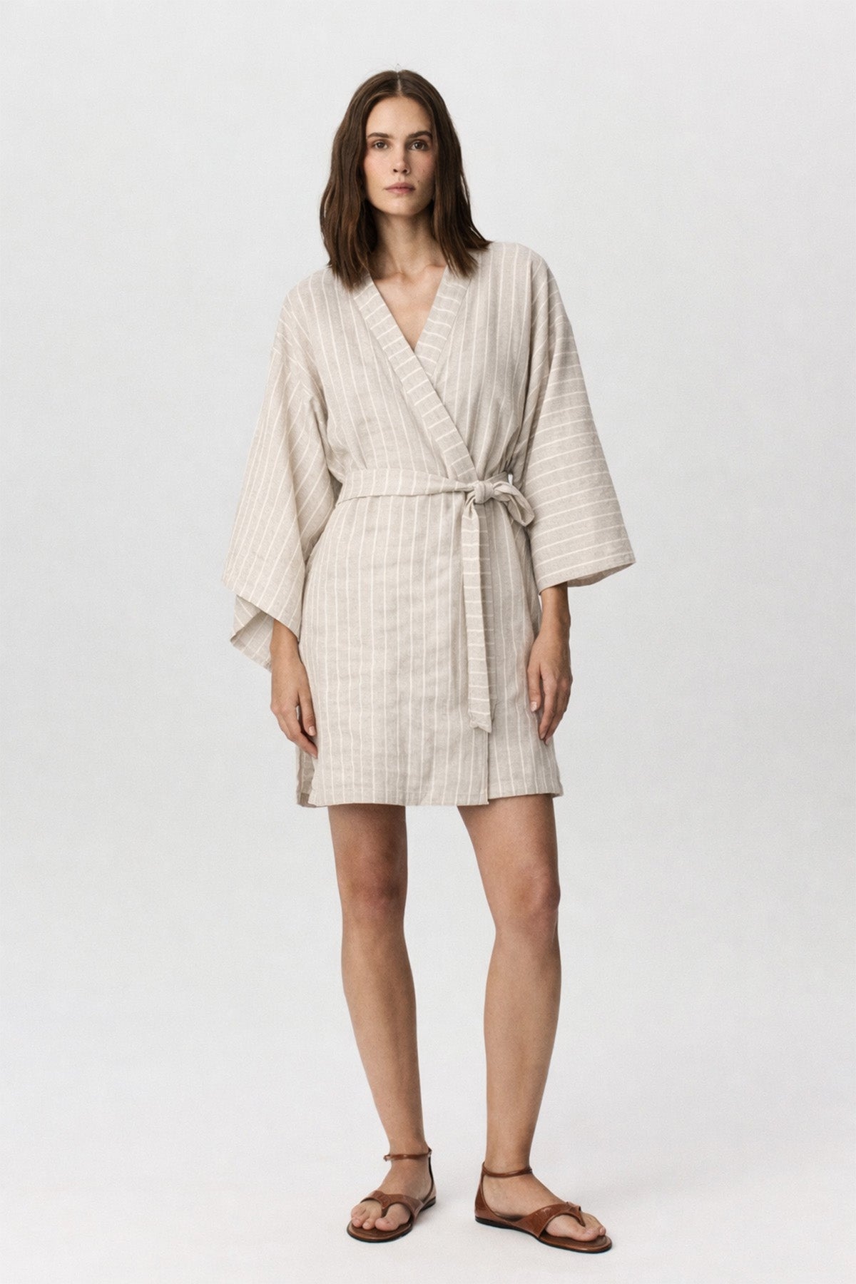 Japon Keten Kimono